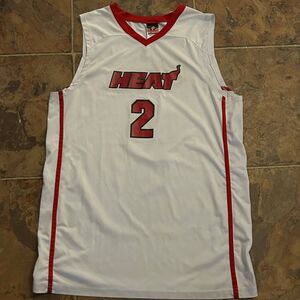 NBA Basketball Sports Miami Heat #2 Alleson Athletic Adults Mens Medium